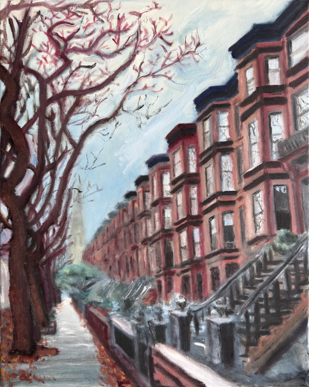 Brooklyn, New York, oil painting by Bryan Foster