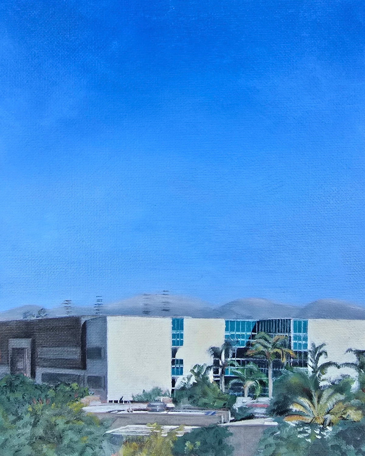 OCC English Building, oil painting by Bryan Foster